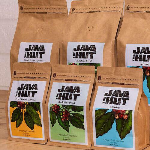 java the hut coffee selection